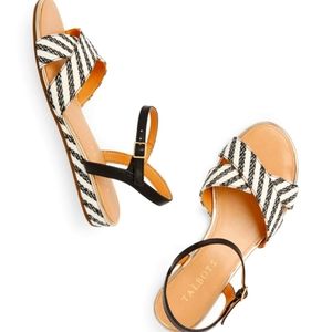 Talbots Cross Strap Sandals NWT